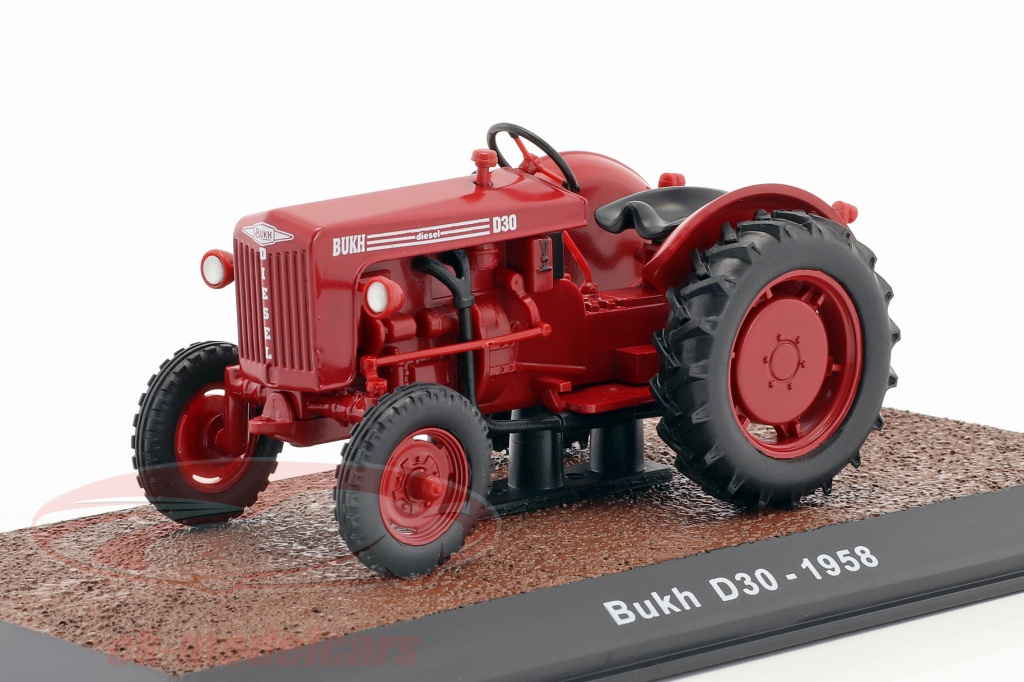 Bukh D30 Traktor Baujahr 1958 rot 1:32 Atlas