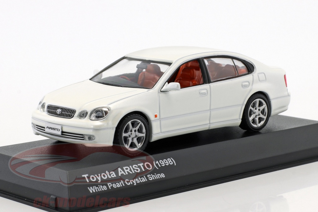 Toyota Aristo année de construction 1998 cristal blanc 1:43 Kyosho
