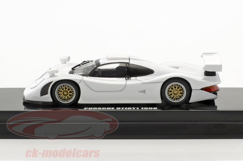 Voiture Miniature Porsche 911 GT1 Route 1998 - Collection Panini Supercars - 1:43 - Neuf