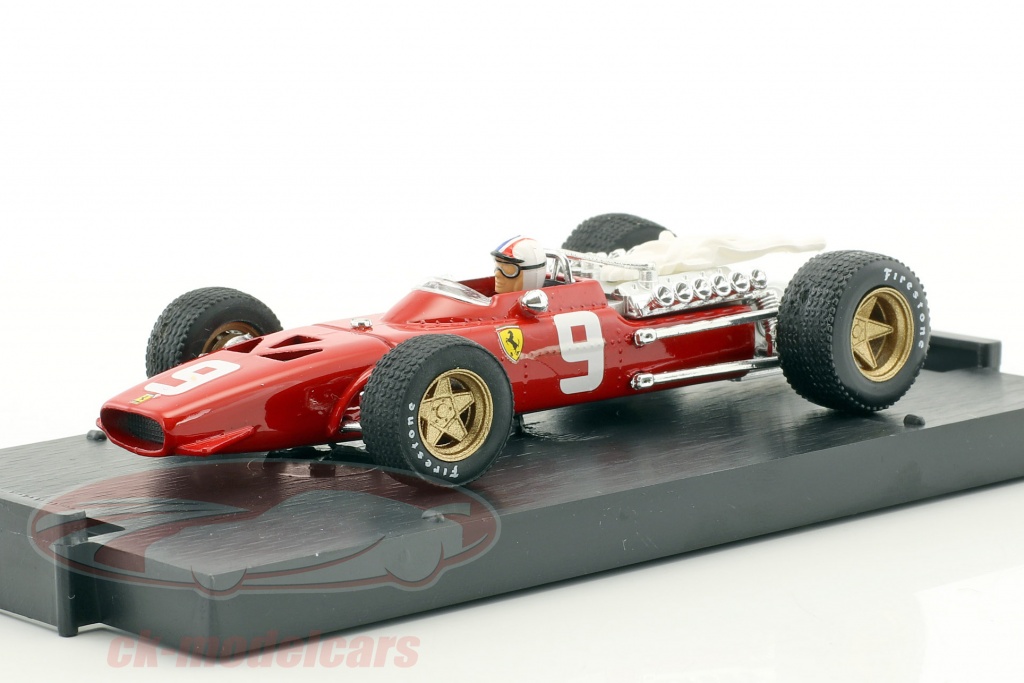 Chris Amon Ferrari 312 F1 #9 6th Niederlande GP Formel 1 1968 1:43 Brumm