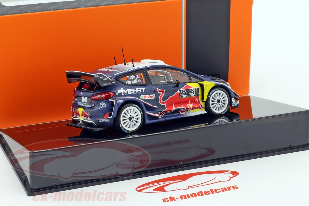 1/43 Ford Fiesta WRC 2017モンテカルロ優勝モデル Belkits 1:24 Fiesta WRC 2017 MonteCarlo Ogier Ford Fiesta WRC N.1