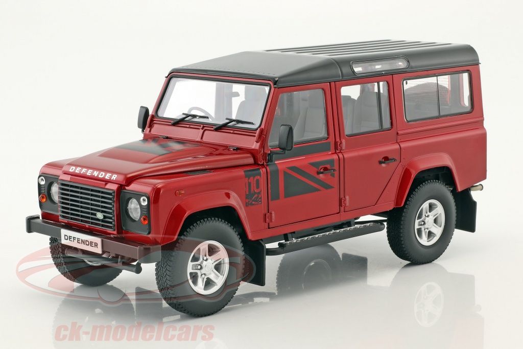 Land Rover Rot Dorlop 1:18 Land Rover Defender 110 RHD Baujahr 1983 rot dor1810Rrhd ...