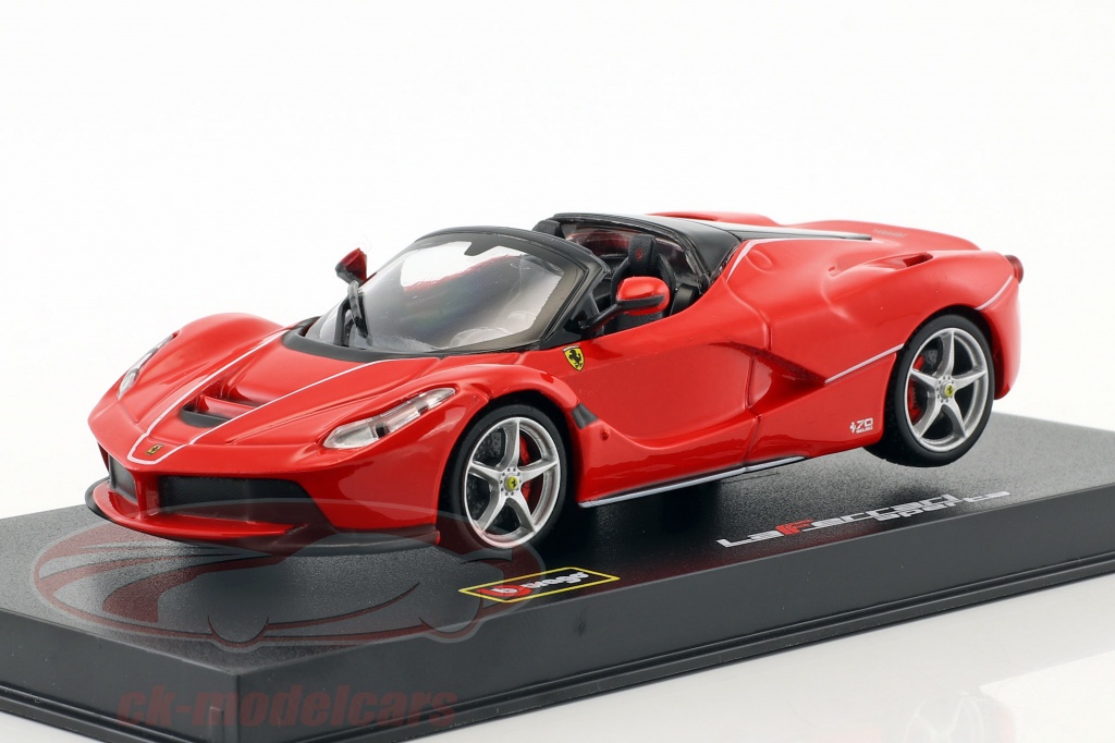 Bburago 1:43 Ferrari LaFerrari Aperta 红Signature 18-36907R 模型 