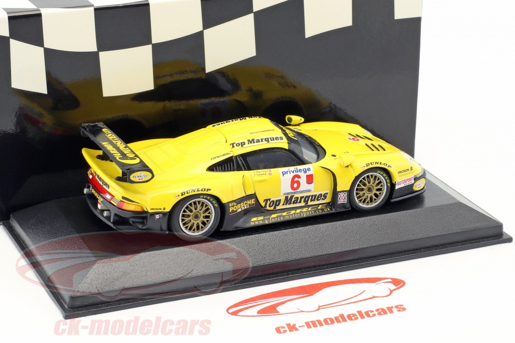 Porsche 911 GT1 N°6 Daytona 2003 - Chad McQueen - FLY 1/32 - Occasion état Neuf