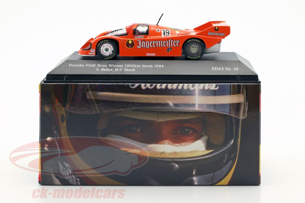 WERK83 1:12 Porsche 956B Jägermeister #19 Winner 1000km Imola 1984 Stuck, Bellof W12001002 model