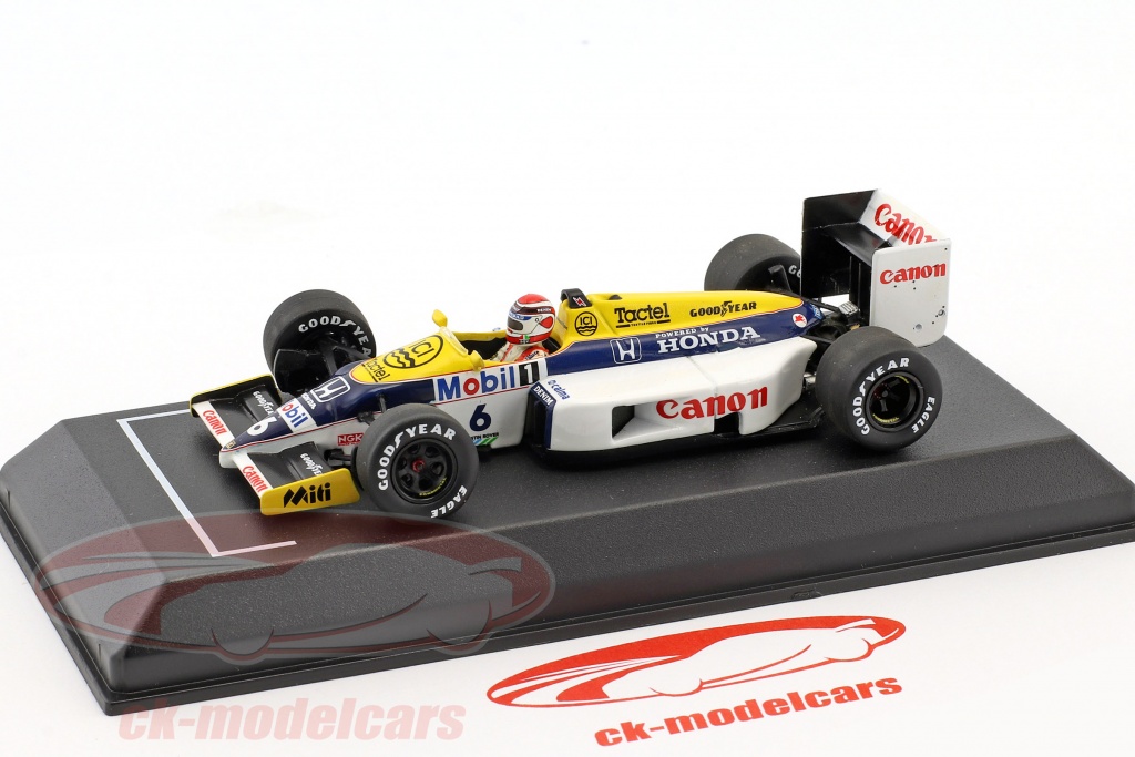 MCG18626F Williams FW11, No.6, Canon Williams Honda Team, Formel 1, Brazilian GP 1986, N.Piquet