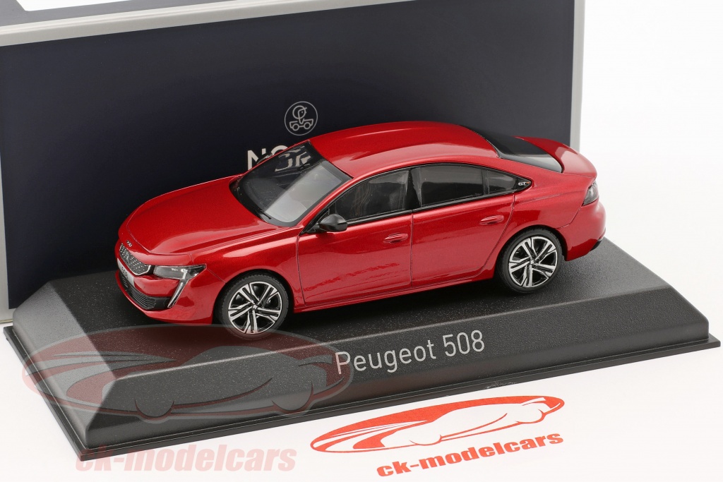 Miniature Peugeot 308 1/43 Norev SW GT Rouge Foncé 2021 - Voiture