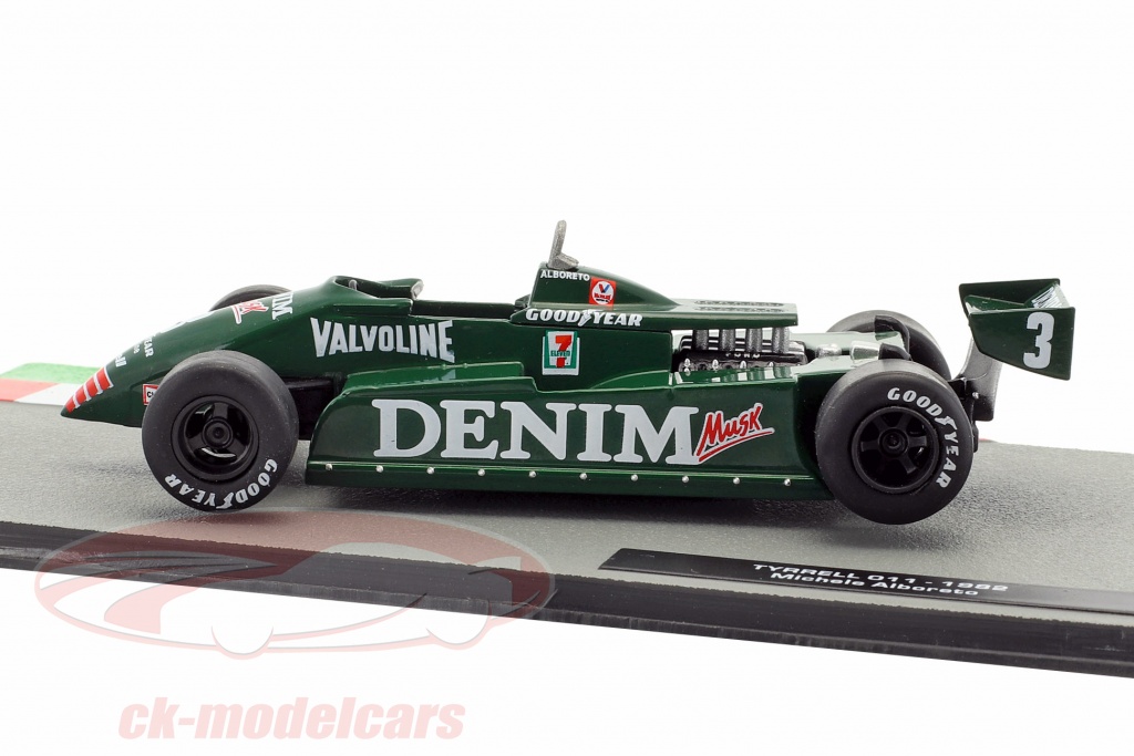 1/43 F1 calcomanías Tyrrell 011 1983 Michele Alboreto Calcomanía completar el Modelo 