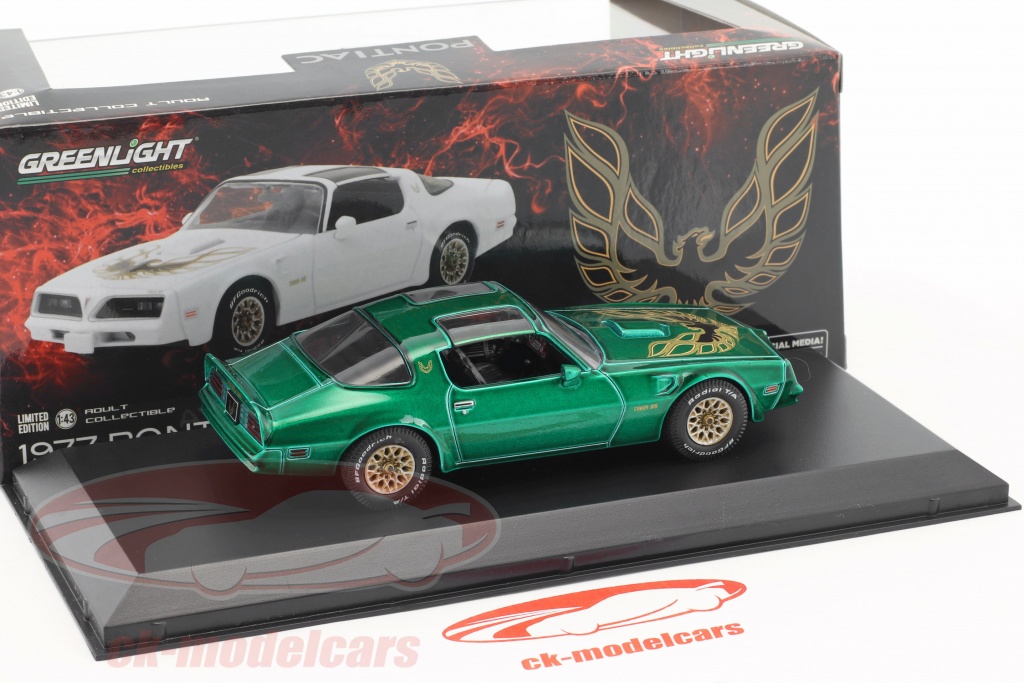 Miniature Hot Wheels Pontiac Firebird Coupe Verte - Échelle Indéterminée - Occasion