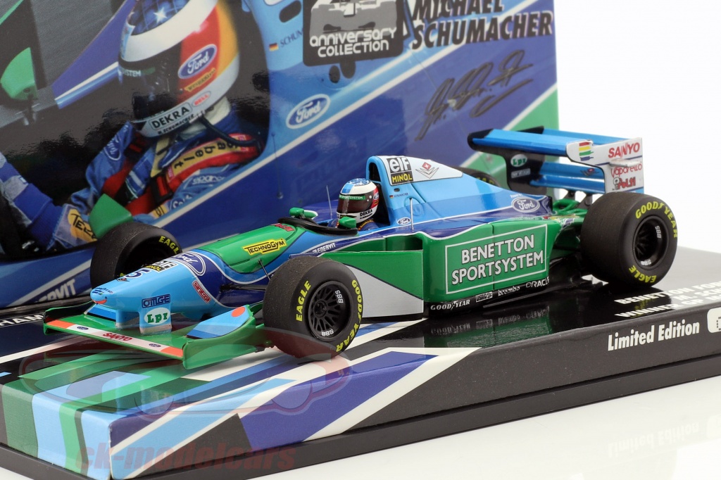 M. Schumacher Benetton B194 campione del mondo Monaco GP formula 1 1994 1:43 Minichamps
