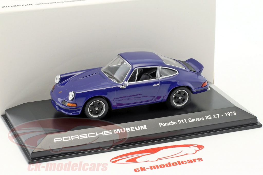 Welly 1:43 Porsche 911 Carrera RS  year 1973 sea blue MAP01997417 model  car MAP01997417
