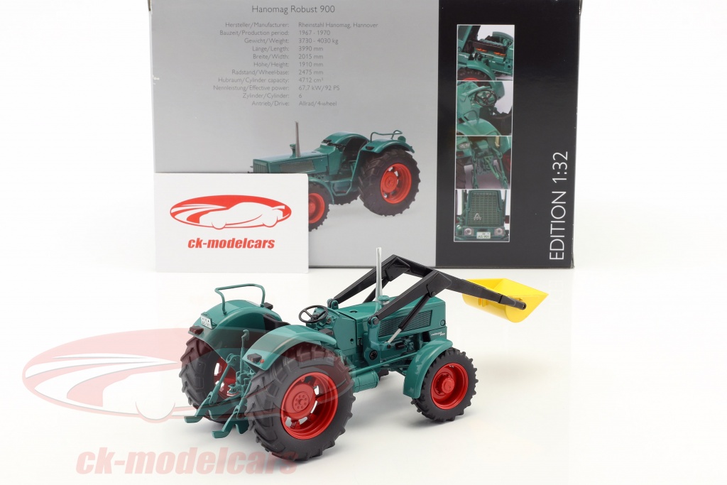 Miniature Tracteur Hanomag Robust 900 Avec Chargeur - Schuco échelle 1/32 - Occasion