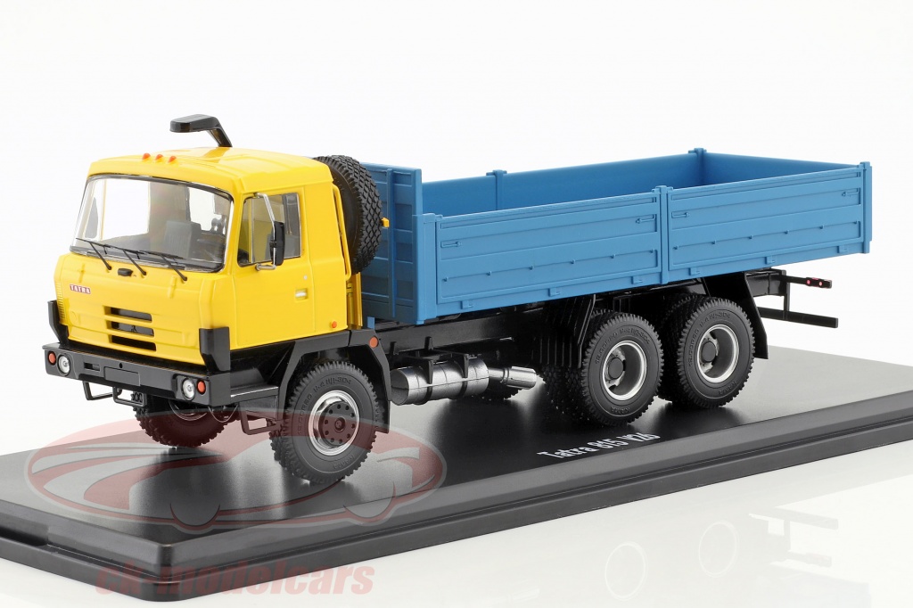 Tatra 815 V26 truck platform geel / blauw 1:43 Premium ClassiXXs