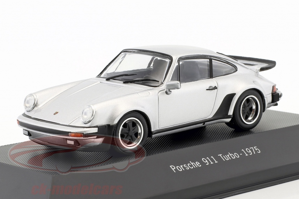 Porsche 911 (930) Turbo année de construction 1975 argent 1:43 Atlas