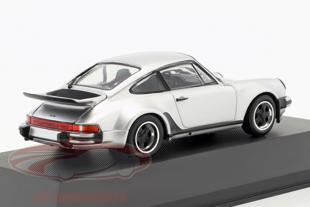 Porsche 911 930 Turbo 1975 – Norev 1/43, Collection Atlas, Couleur Argent, Spark