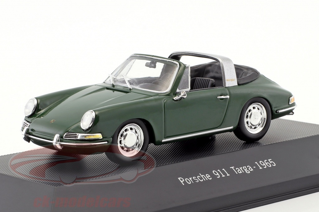 Porsche 911 Targa année de construction 1965 vert 1:43 Atlas