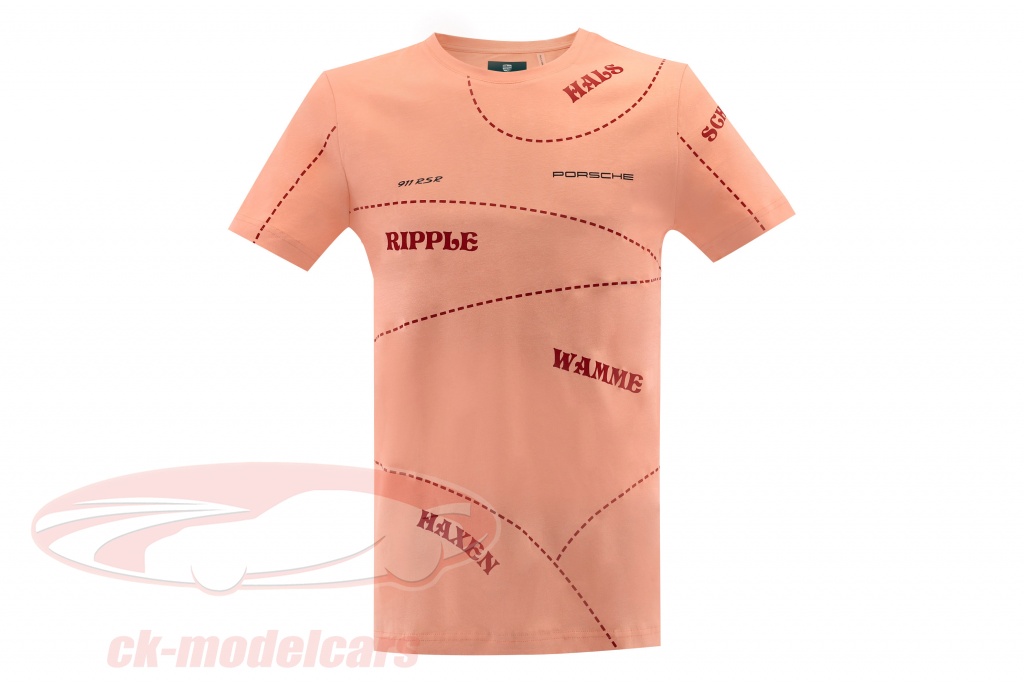 T-Shirt Porsche 911 / 917 Pink Pig LeMans zalmroze