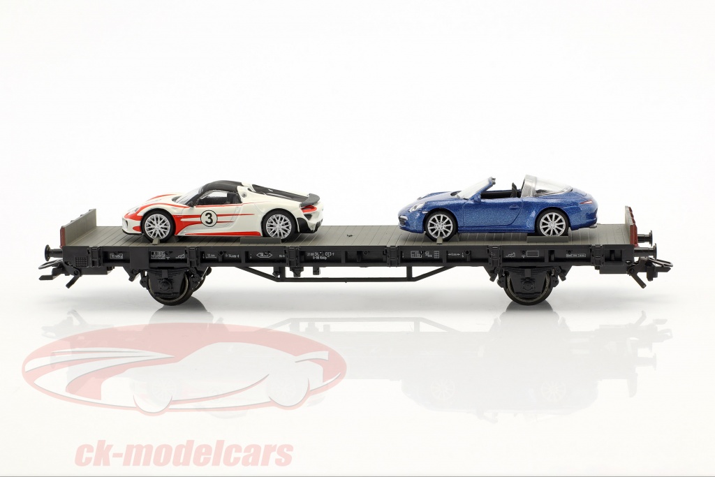 Wagon Porte-voitures RMA 205 - Échelle HO 1/87 - S.T.V.A - Occasion - France