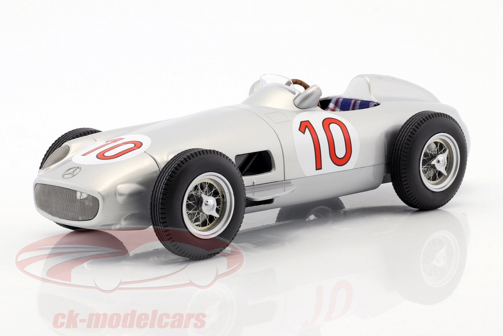 J.M. Fangio Mercedes-Benz W196 #10 ganador belga GP campeón del mundo fórmula 1 1955 1:18 iScale
