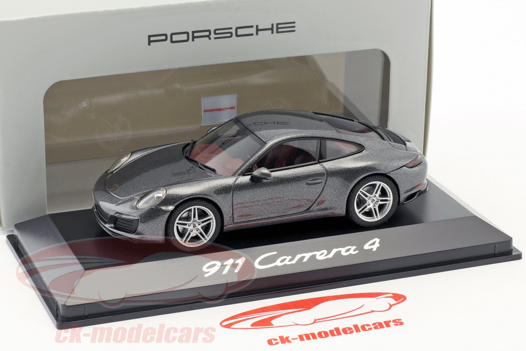 2015 Porsche 911 991 Carrera S COUPE Gt Silver Metallic 1:43 Herpa