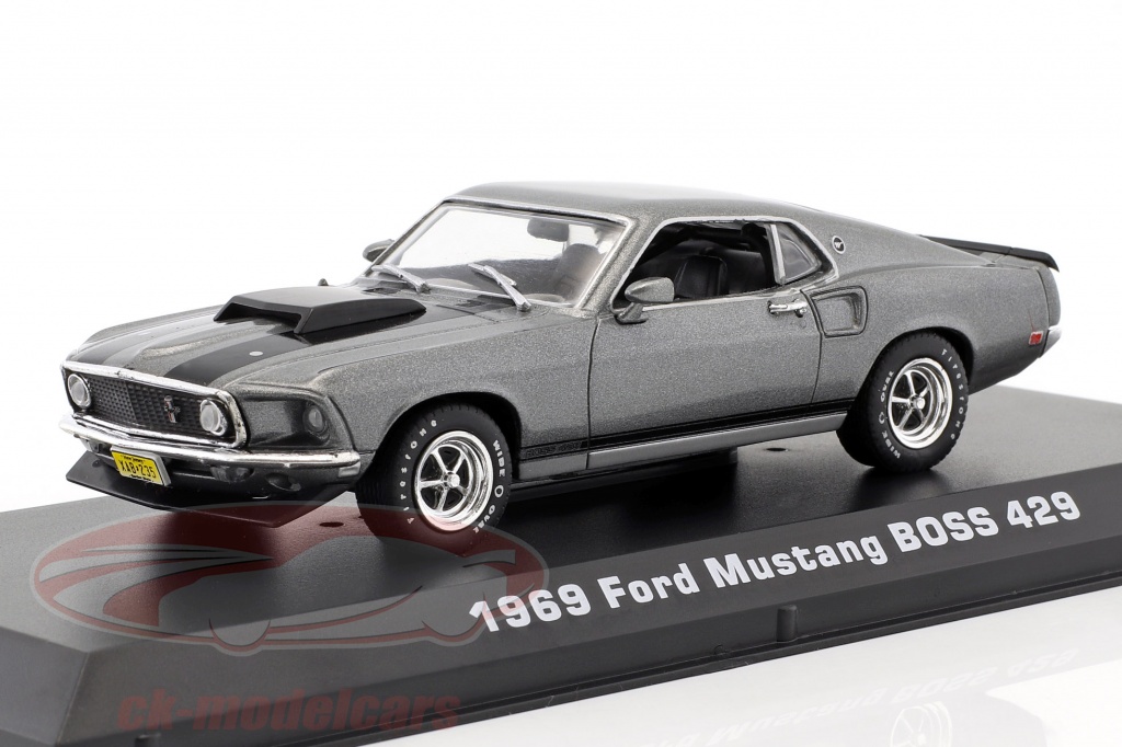 Ford Mustang Boss 429 year 1969 Movie John Wick (2014) Gray / black 1:43 Greenlight