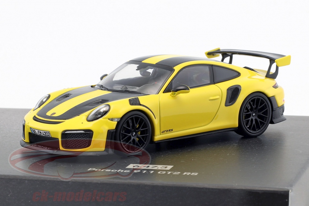 Porsche 2-Car Set 911 GT3 RS & 911 GT2 RS colo recorde Nürburgring Nordschleife 1:43 Minichamps