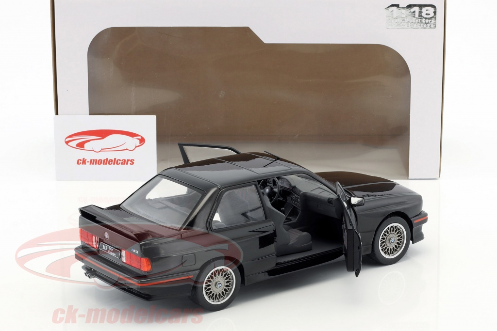 Solido 1:18 BMW E30 Sport Evo 1990 Nera, Modellino Pressofuso S1801501