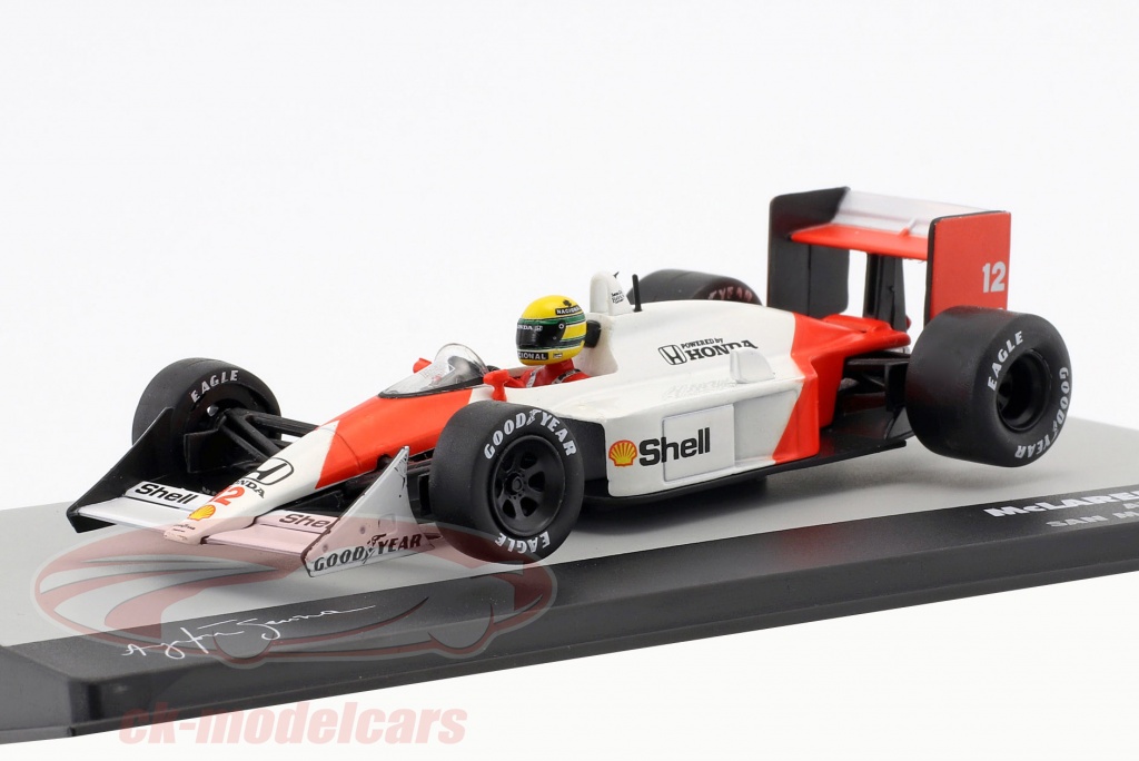 Altaya 1 43 Ayrton Senna Mclaren Mp4 4 12 Winner San Marino Gp