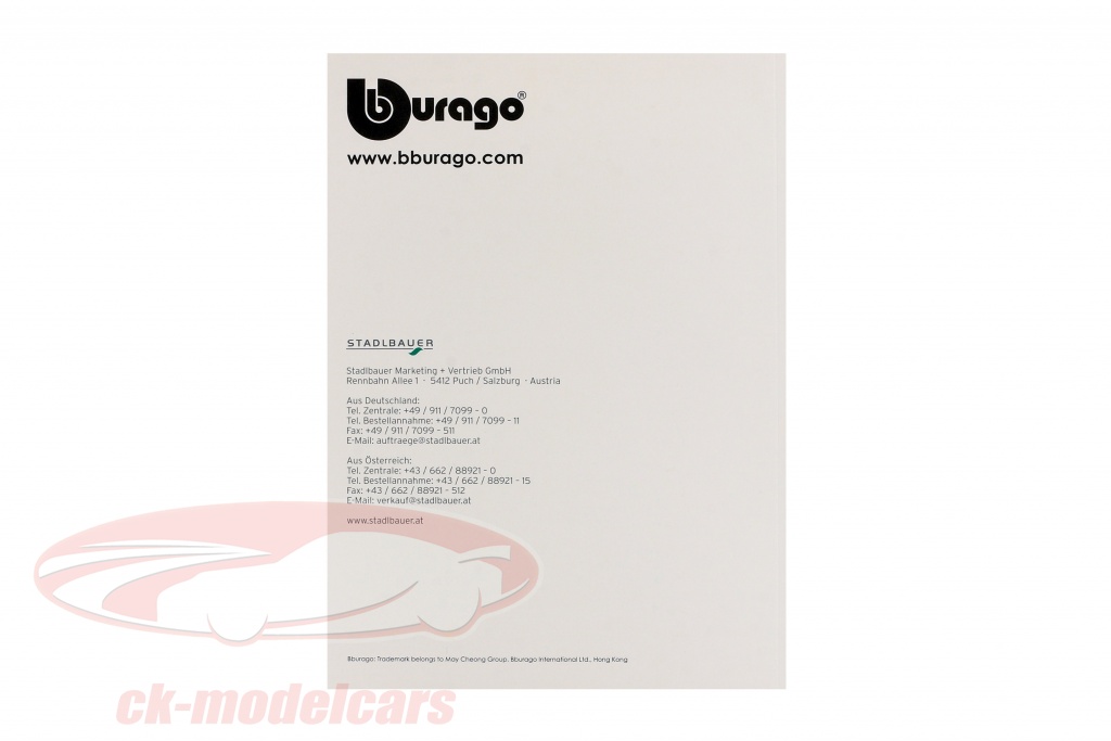 Bburago Katalog 2019