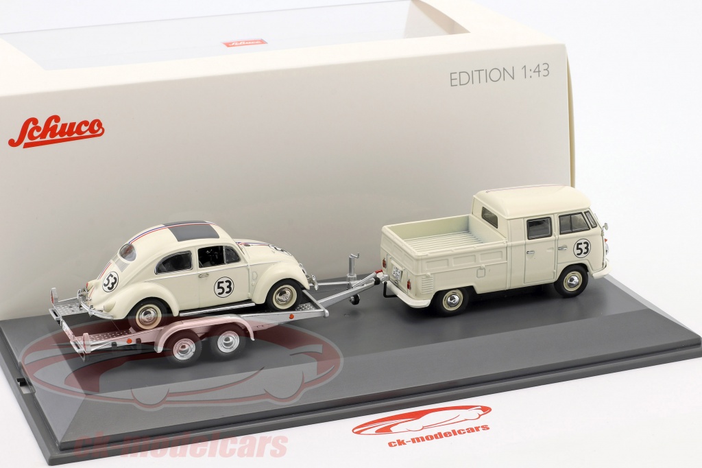 Schuco Modellino VW T1b Deutz-Service - Scala 1:87, Colore Rosso/bianco, Auto In Miniatura Da Collezione - 3