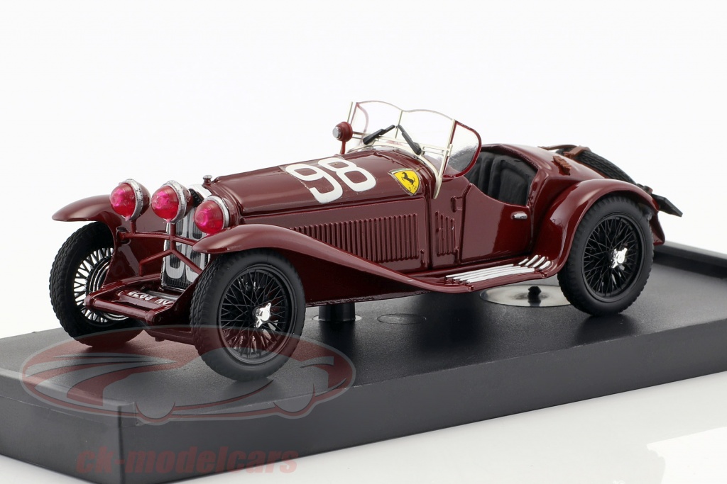 Alfa Romeo 8C 2300 #98 Winner Mille Miglia 1933 Nuvolari, Compagnoni 1:43 Brumm