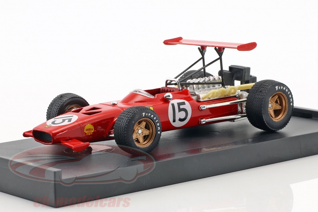 Chris Amon Ferrari 312 F1 #15 España GP fórmula 1 1969 1:43 Brumm