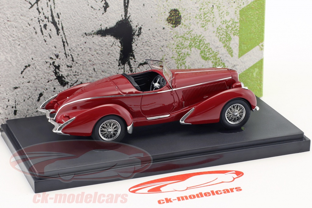 AutoCult 1:43 Jawa Minor 600 Cabriolet Année De Construction 1938 Blanc Rouge 03026 1