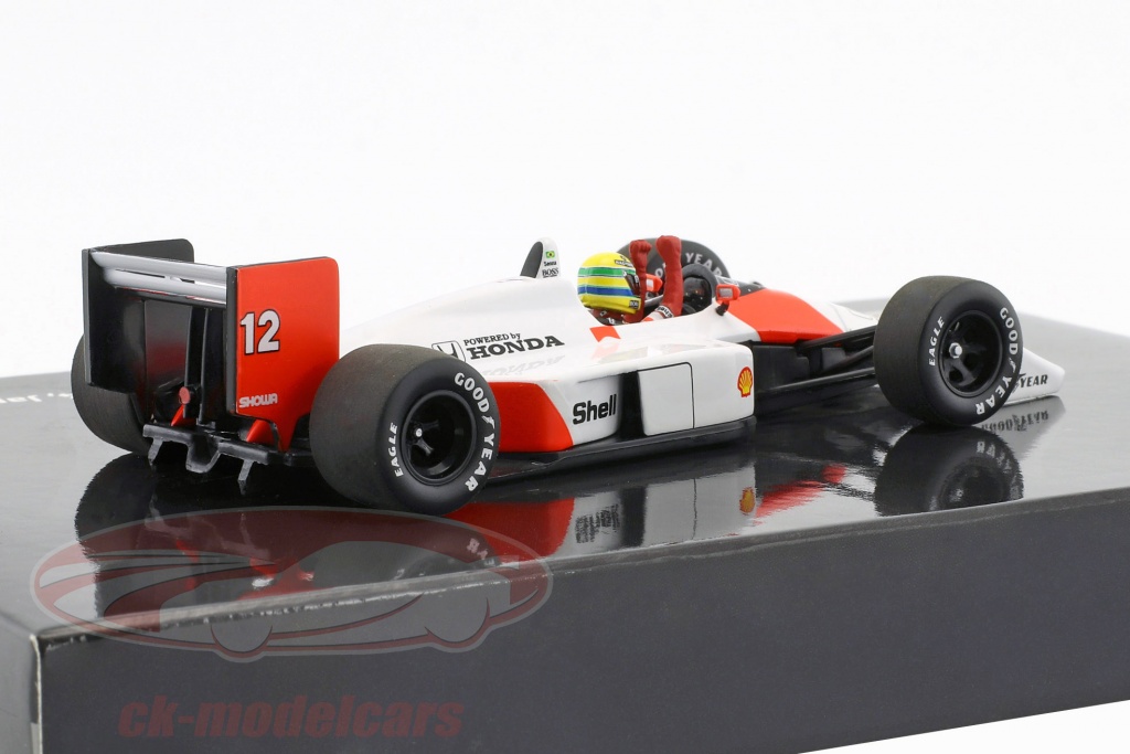 McLAREN MP4//4 1988 Ayrton Senna 1//43 Formula 1 model car F1 Formula one