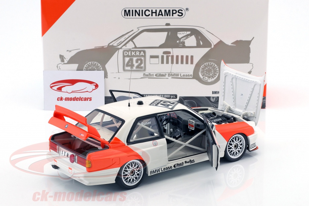 Miniature MINICHAMPS BMW M3 E30 1991 Bleu - Échelle 1/43 - Rare
