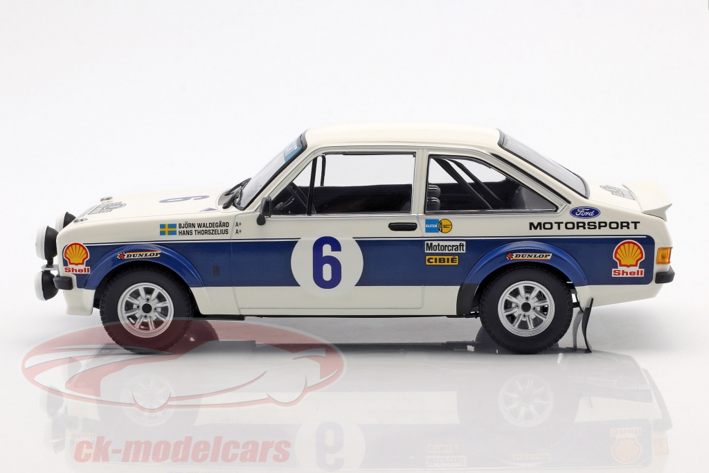 Ford Escort RS 1800 Minichamps 1/18 – #6 Waldegard Vincitore Acropoli Rally 1977