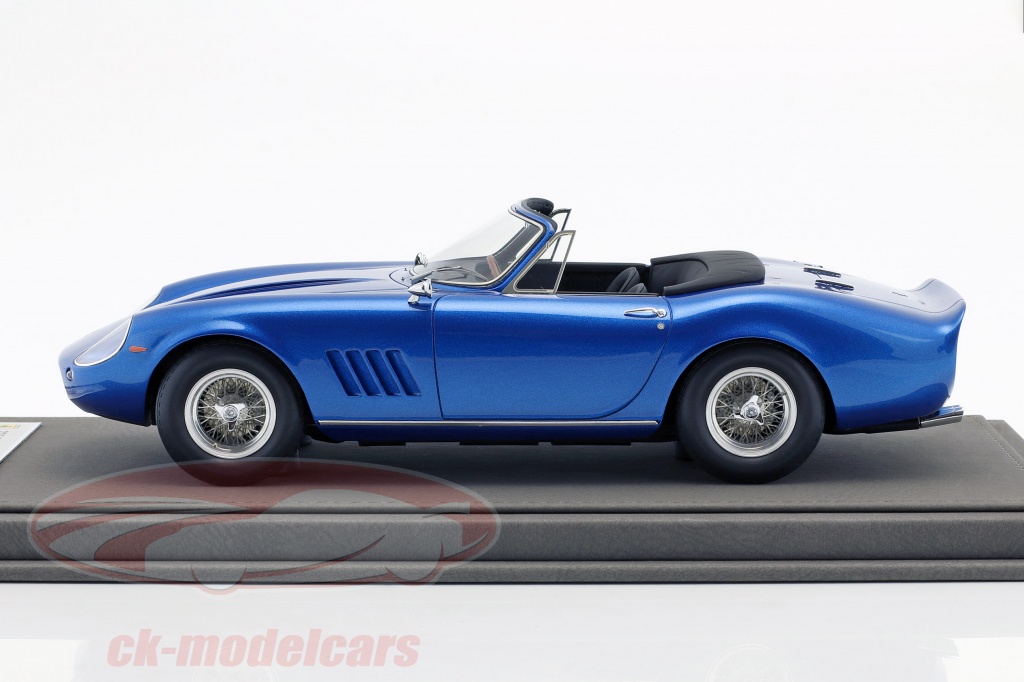 1/43: Meilleur Modèle BT9343 FERRARI 275 GTB SPYDER 1968 Steve Mc Queen Blue Modele 1 43