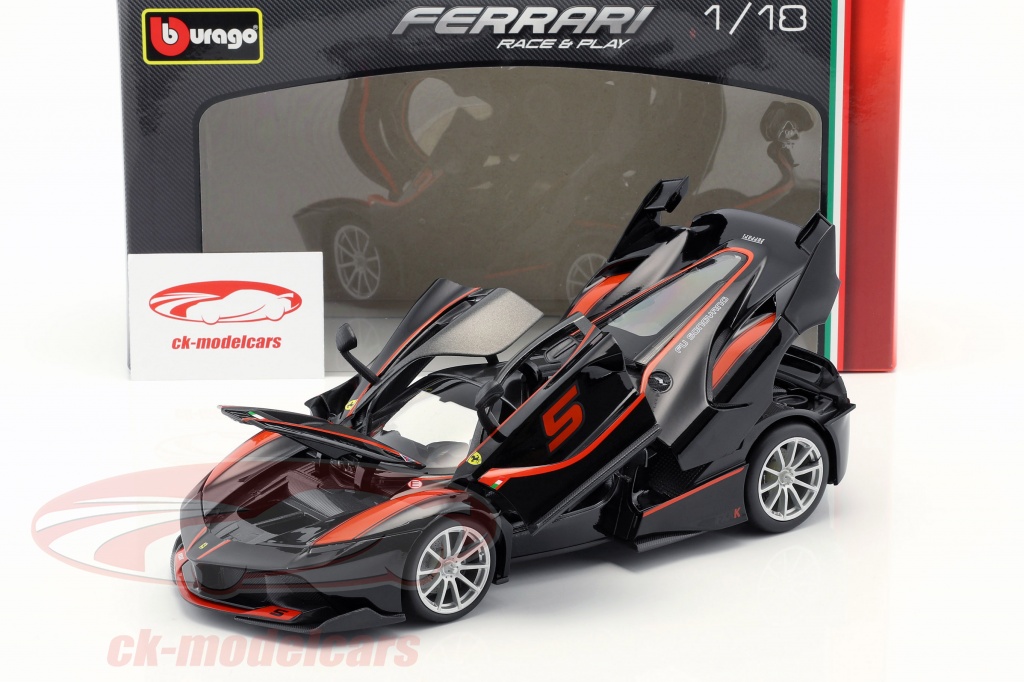 BBURAGO Ferrari FXX-K EVO 1:18, Modellsuperbil, Förmonterad, 1:18