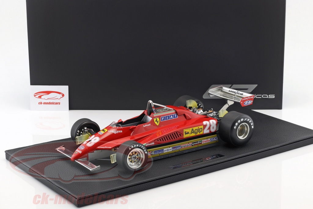 Casque De F1 1:5 Edicola - Didier Pironi Ferrari 126 C2 1982 - Modèle De Collection HELFE23