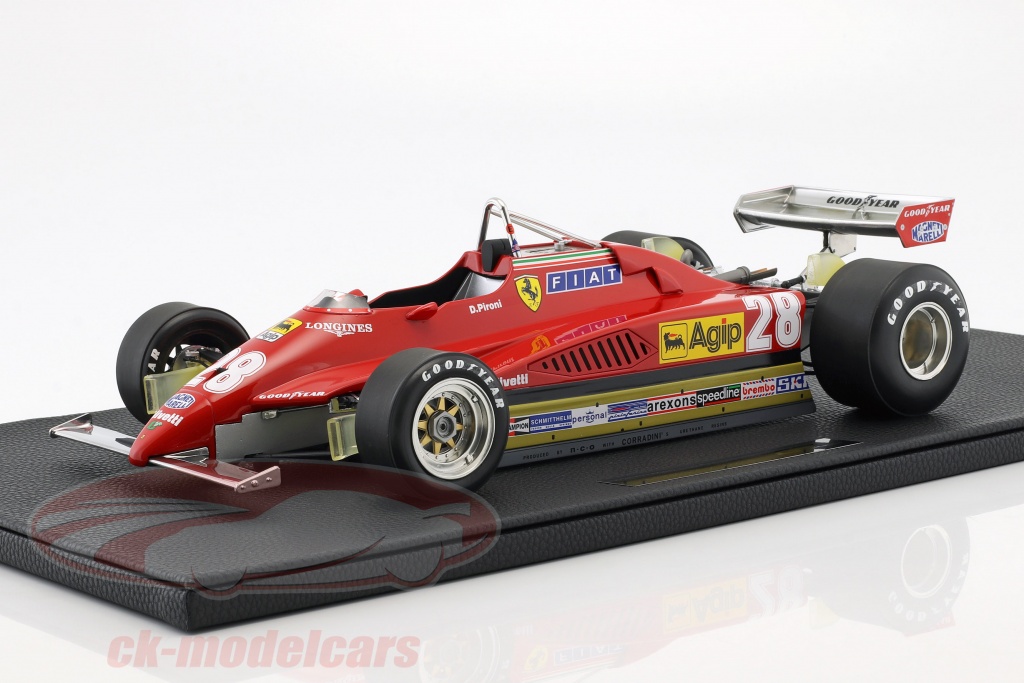 Didier Pironi Ferrari 126 C2 #28 formule 1 1982 1:12 GP Replicas