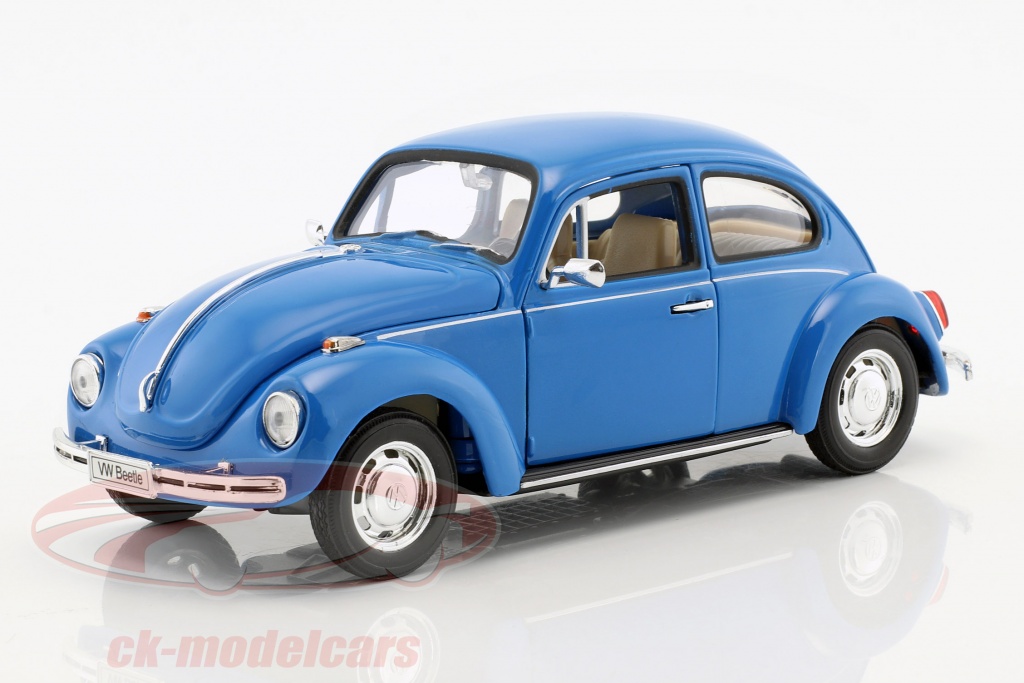 Volkswagen VW Beetle Year 1959 blue 1:24 Welly