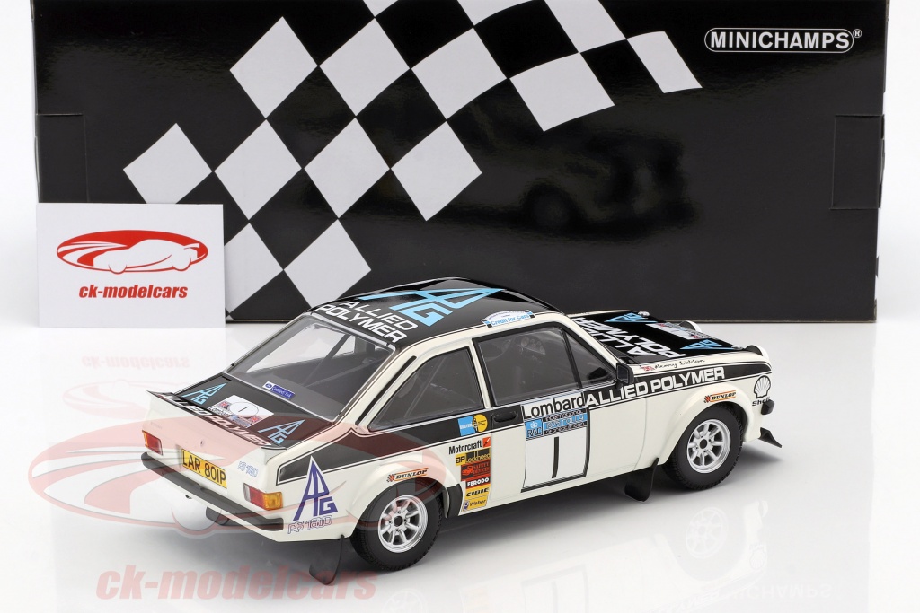 MINICHAMPS – Ford Escort 1/18 – Winner RAC 1972 – Occasion