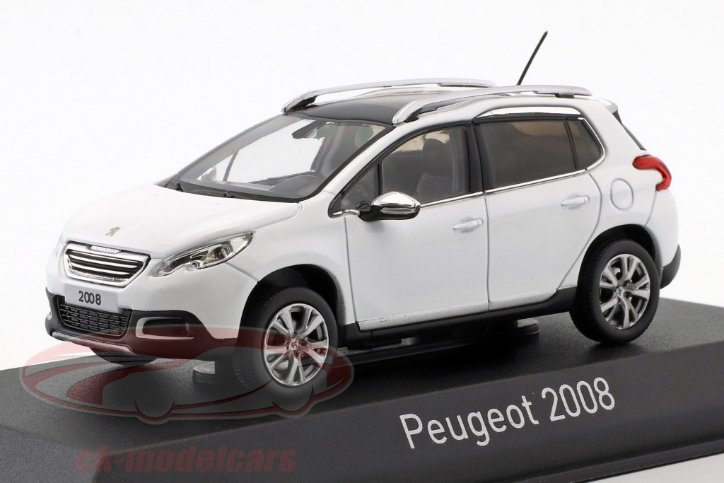Peugeot 2008 year 2013 white 1:43 Norev