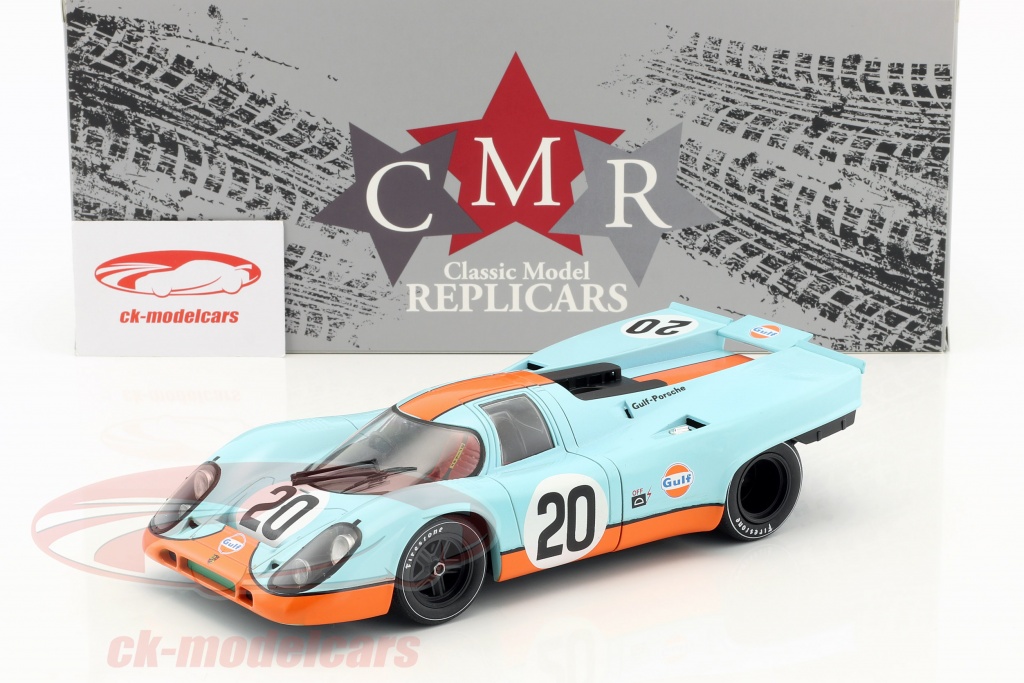 Porsche 917K #20 GULF – Le Mans 1970 – Siffert/Redman – KK-Scale 1/18 – Métal