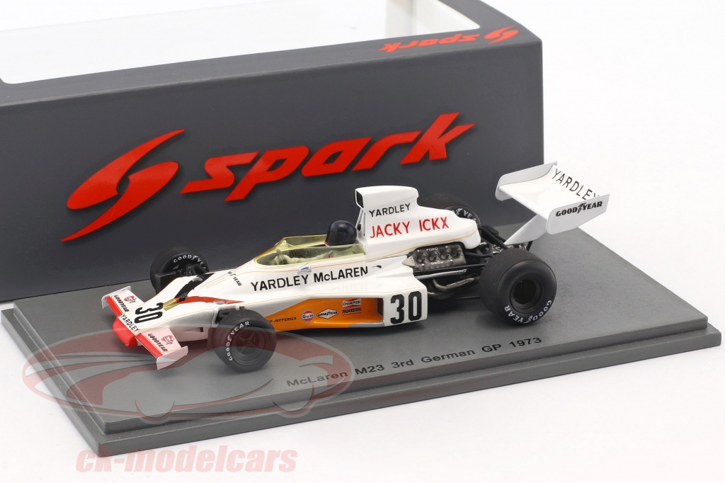 Jacky Ickx McLaren M23 #30 3 ° Germania GP formula 1 1973 1:43 Spark