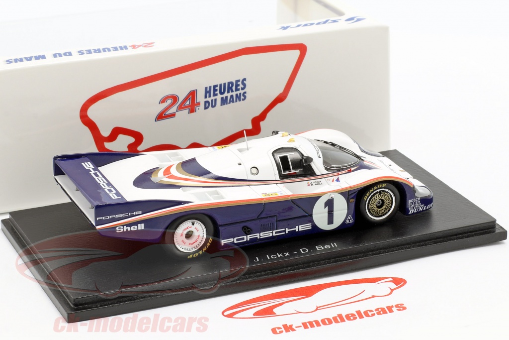 Modellino 1:43 Spark Porsche 956/962 Con Vetrina - Scegli La Squadra, Nuovo