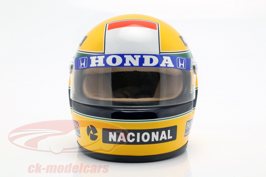 Ayrton Senna McLaren MP4/4 #12 World Champion Formula 1 1988 helmet 1:2