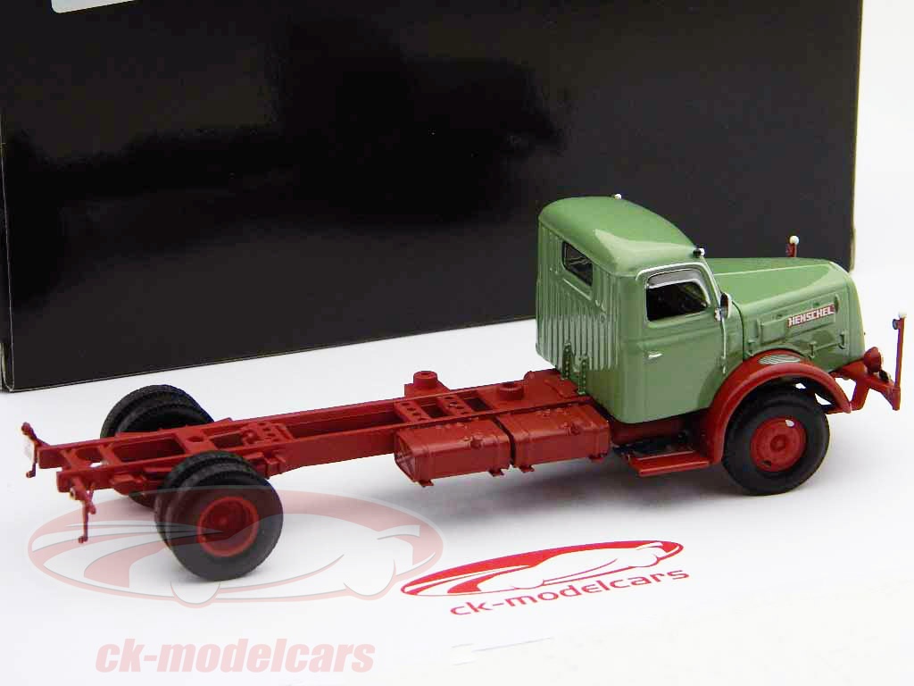 Camion Miniature MINICHAMPS 1/43 - Henschel HS 140 Pritsche 1954 - Très Bon état Avec Boîte