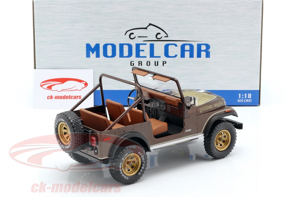 Modelcar Group 118 Jeep Cj 7 Golden Eagle Year 1976 Dark