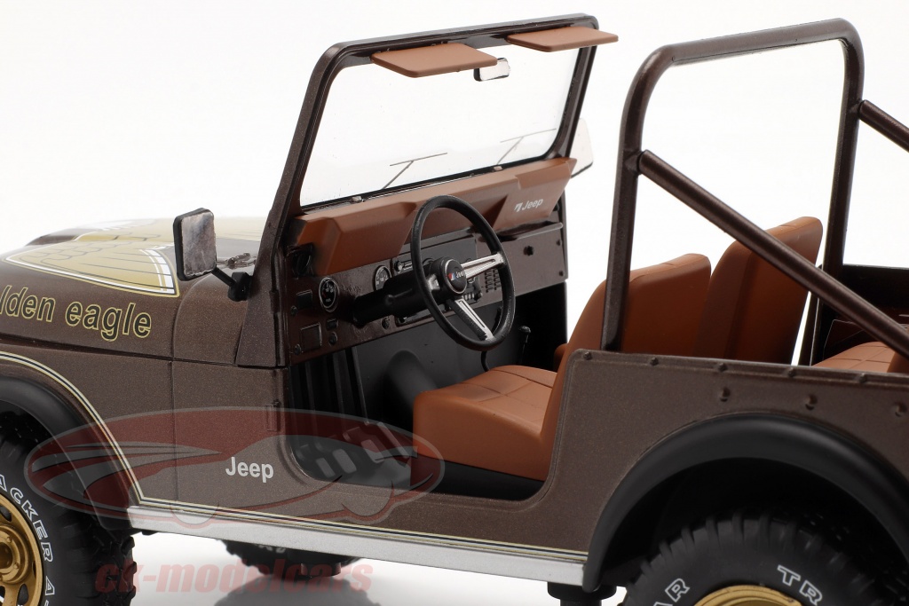 Modelcar Group 118 Jeep Cj 7 Golden Eagle Year 1976 Dark